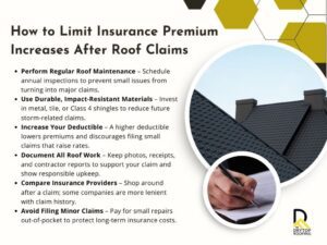 how to limit insurance premium increases after roof claims