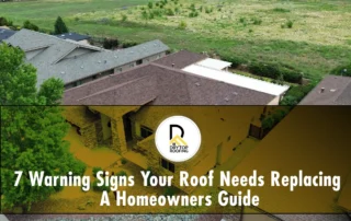 SIgns your roof needs replacing: gray shingle roof on a large home with visible ridges and valleys