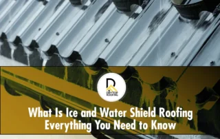 Rainwater running off the metal roof eave: why ice and water shield roofing protects vulnerable edges.